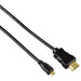 EAN 4007249742391 - Hama HDMI 0.5m cable HDMI 0,5 m HDMI tipo A (Estándar) HDMI tipo D (Micro) Negro imagen 1