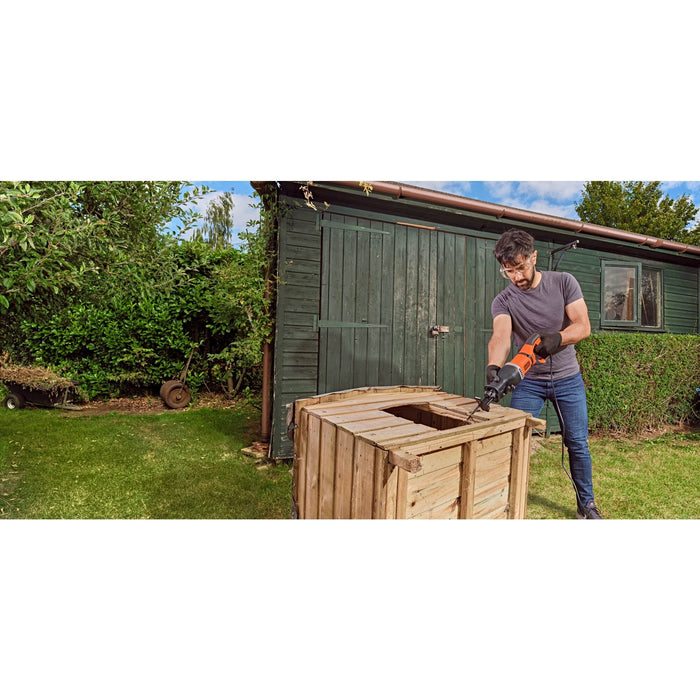 EAN 5035048737279 - Black & Decker BES301-QS sierra recíproca 2800 spm 750 W Negro, Naranja imagen 8