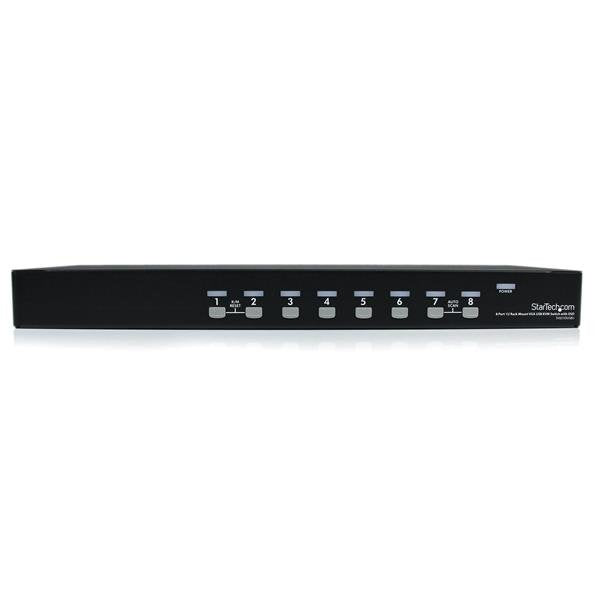 EAN 0065030837255 - StarTech.com SV831DUSBU interruptor KVM Montaje en rack Negro imagen 2