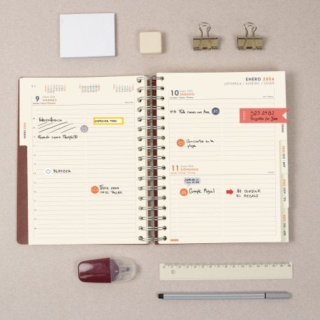 EAN 8422952405689 - Finocam 626307426 agenda Agenda diaria Borgoña imagen 11