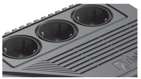 EAN 8023251006753 - Riello iPlug SE sistema de alimentación ininterrumpida (UPS) Línea interactiva 0,6 kVA 3 salidas AC imagen 3