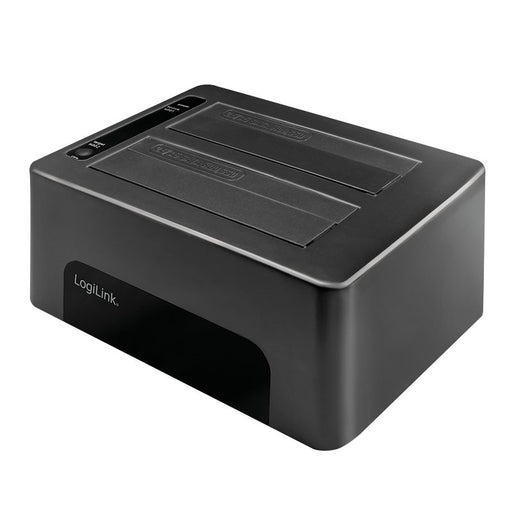 EAN 4052792050158 - LogiLink QP0029 base de conexión para disco duro USB 3.2 Gen 1 (3.1 Gen 1) Type-B Negro imagen 1