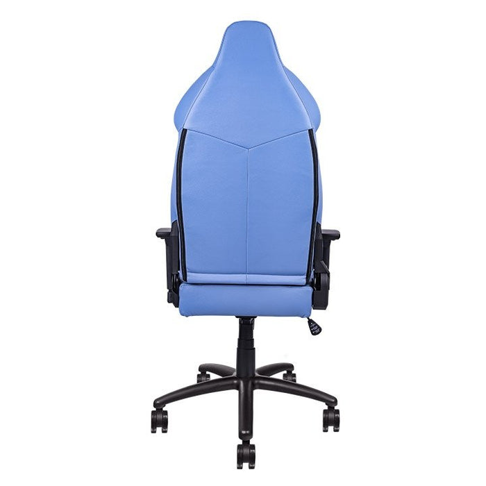 EAN 4711475641143 - Thermaltake GGC-VCO-LWLWDS-01 silla para videojuegos Butaca para jugar Asiento acolchado Azul, Blanco imagen 2