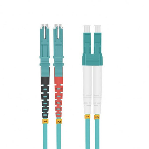 EAN 4005938546954 - Helos 254695 Cable de fibra óptica e InfiniBand 10 m E-2000 LC Color aguamarina imagen 1
