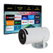 EAN 2528112316195 - iggual MP720p + ECO-COST 100" 120 lúmenes ANSI 720p (1280x720) Blanco imagen 1