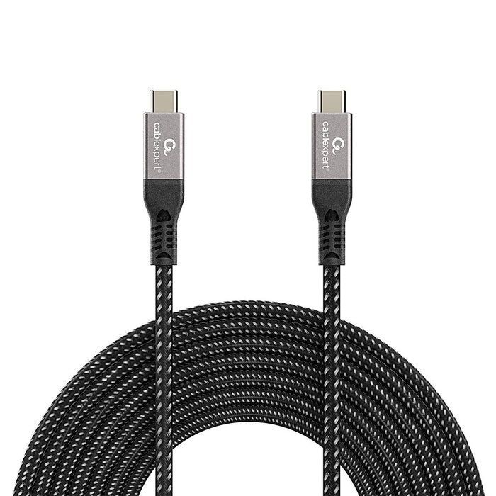 EAN 8716309121422 - Gembird CCBP-USB4-CMCM240-1.5M cable USB USB4 Gen 3x2 1,5 m USB C Negro, Plata imagen 3