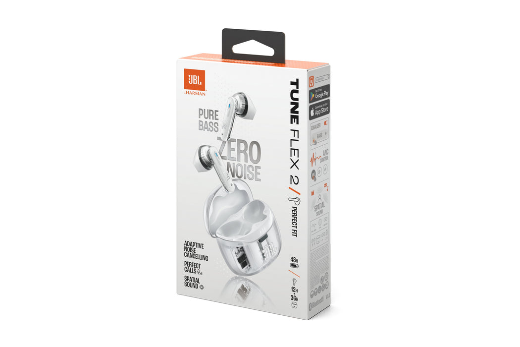 EAN 1200130016271 - JBL Tune Flex 2 Ghost Edition Auriculares True Wireless Stereo (TWS) Dentro de oído Llamadas/Música Bluet imagen 9