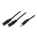 EAN 4052792008807 - LogiLink 1x3.5mm - 2x3.5mm, 0.2m cable de audio 0,2 m 3,5mm Negro imagen 1