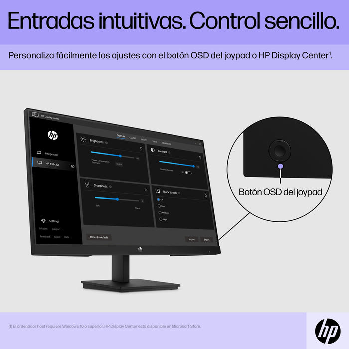 EAN 5715063139813 - HP V24i G5 FHD Monitor pantalla para PC 60,5 cm (23.8") 1920 x 1080 Pixeles Full HD LCD Negro imagen 8