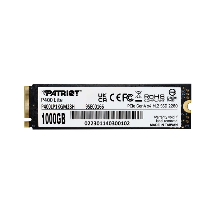 EAN 4711378424133 - Patriot Memory P400 Lite 1 TB M.2 PCI Express 4.0 NVMe imagen 5