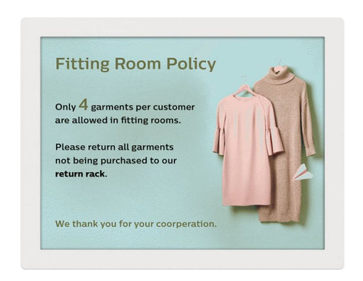 EAN 8712581804527 - Philips 13BDL4150IW Pantalla plana para señalización digital 33 cm (13") Wifi UXGA Blanco Procesador inco imagen 1