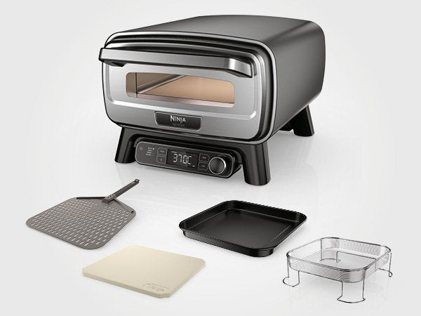 EAN 0622356320559 - Ninja MO201EU fabricante de pizza y hornos 1 Pizza(s) 1760 W Acero inoxidable, Acero imagen 1