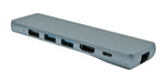 EAN 5714590026214 - ProXtend USBC-MULTI8-001 base para portátil y replicador de puertos USB 3.2 Gen 1 (3.1 Gen 1) Type-C Gris imagen 2