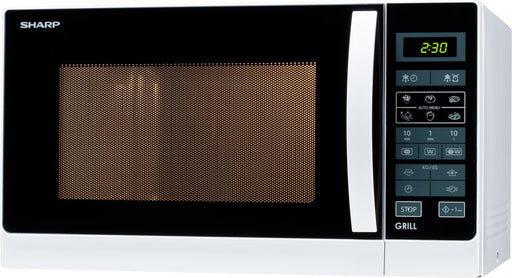 EAN 4974019744469 - Sharp Home Appliances R-742WW microondas Negro, Blanco Microondas con grill Encimera 25 L 900 W imagen 1