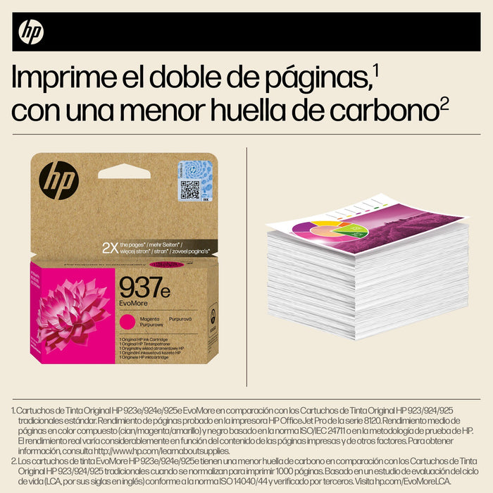 EAN 0196786147654 - HP 937e EvoMore Magenta Original Ink Cartridge cartucho de tinta 1 pieza(s) Alto rendimiento (XL) imagen 2