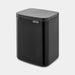 EAN 8710755222900 - Brabantia Bo Waste Bin 7 L Rectangular Acero Negro imagen 2