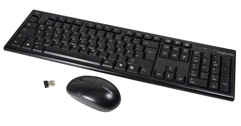 EAN 4052792003543 - LogiLink ID0104 teclado Ratón incluido Oficina RF inalámbrico QWERTZ Negro imagen 3