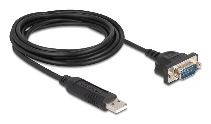 EAN 4043619673216 - DeLOCK 67321 cable de serie Negro 1,8 m USB tipo A RS-232 imagen 1