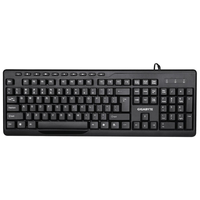 EAN 4719331551193 - GIGABYTE KM6300 teclado Ratón incluido Hogar USB QWERTY Español Negro imagen 2