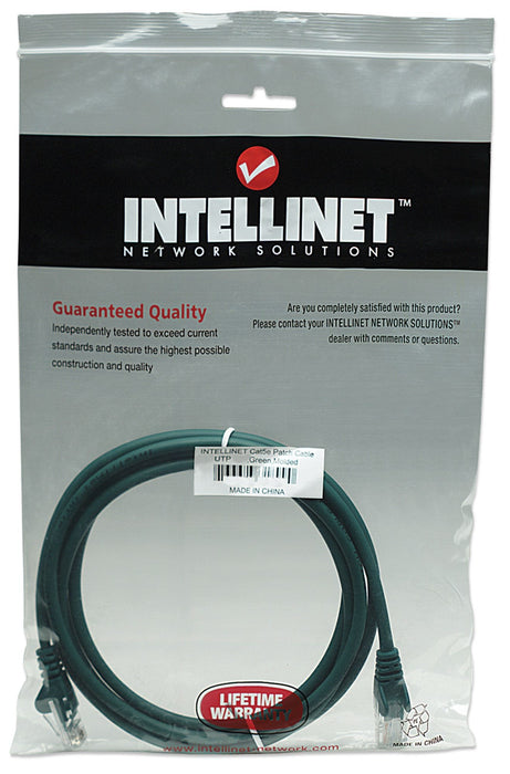EAN 766623319836 - Intellinet Cat5e, 5m cable de red Verde U/UTP (UTP) imagen 4