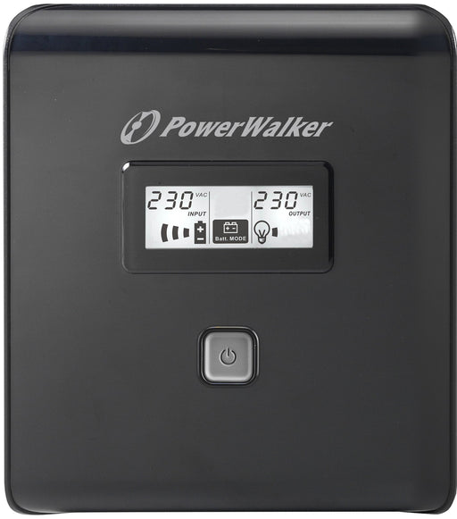 EAN 4260074972771 - PowerWalker VI 1000 LCD sistema de alimentación ininterrumpida (UPS) 1 kVA 600 W 4 salidas AC imagen 2
