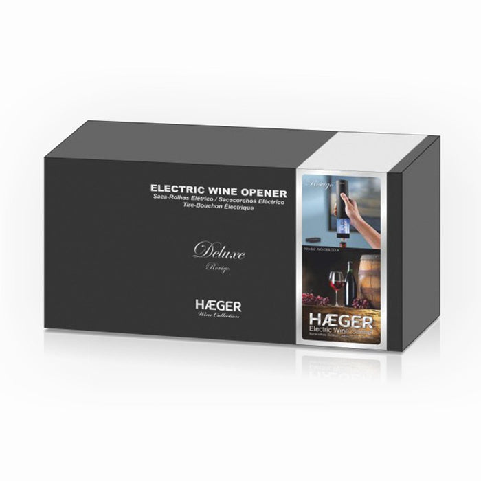 EAN 5608475005633 - Haeger WO-0BB.001A sacacorchos Abridor de vino eléctrico Negro, Transparente imagen 4