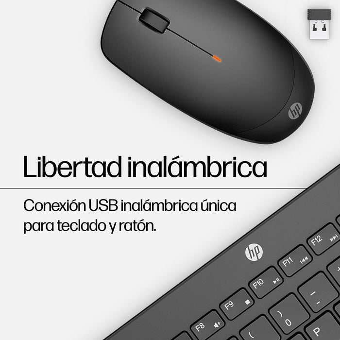 EAN 0195122118693 - HP 230 Wireless Mouse and Keyboard Combo teclado Ratón incluido Oficina RF inalámbrico Negro imagen 4