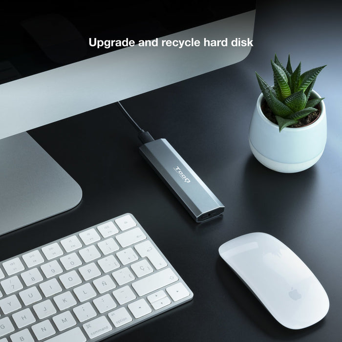 EAN 8433281011434 - TooQ Shura Caja externa para unidad de estado sólido (SSD) Gris M.2 imagen 8