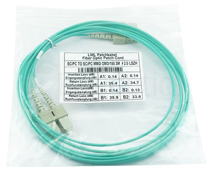 EAN 4063232617350 - BlueOptics SFP3232EU30MK Cable de fibra óptica e InfiniBand 30 m SC Azul imagen 5