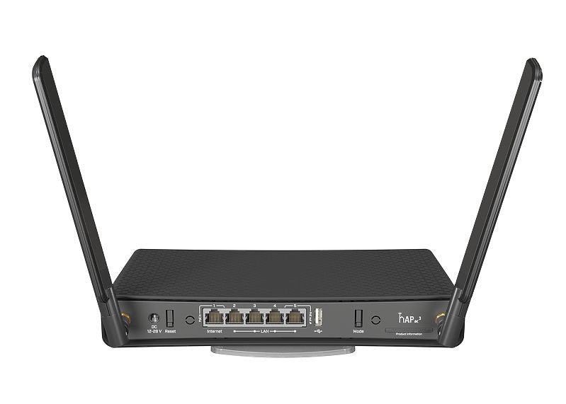 EAN 4752224006981 - Mikrotik hAP ac³ router inalámbrico Gigabit Ethernet Doble banda (2,4 GHz / 5 GHz) Negro imagen 1