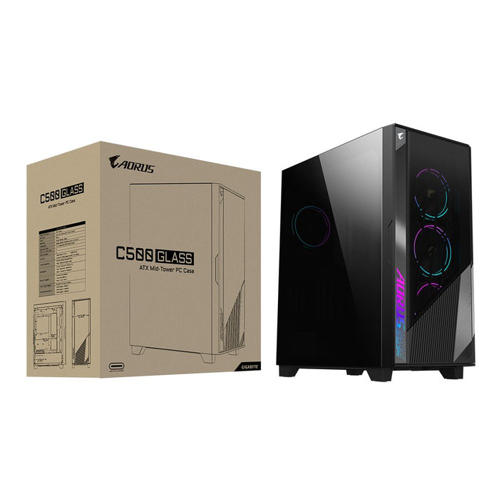 EAN 4719331552404 - GIGABYTE GB-AC500G carcasa de ordenador Midi Tower Negro imagen 9
