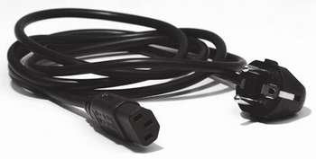 EAN 745883724567 - Belkin F3A225CP1.8M-P cable de transmisión Negro 1,8 m C13 acoplador Enchufe tipo F imagen 1