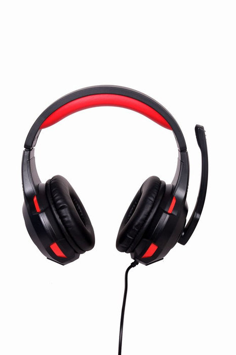 EAN 8716309110693 - Gembird GHS-U-5.1-01 auricular y casco Auriculares Alámbrico Diadema Juego Negro, Rojo imagen 4
