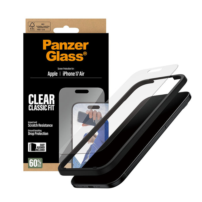 EAN 5715685025662 - PanzerGlass ® Screen Protector iPhone 17 Air | Classic Fit w. EasyAligner Protector de pantalla Apple 1 p imagen 5