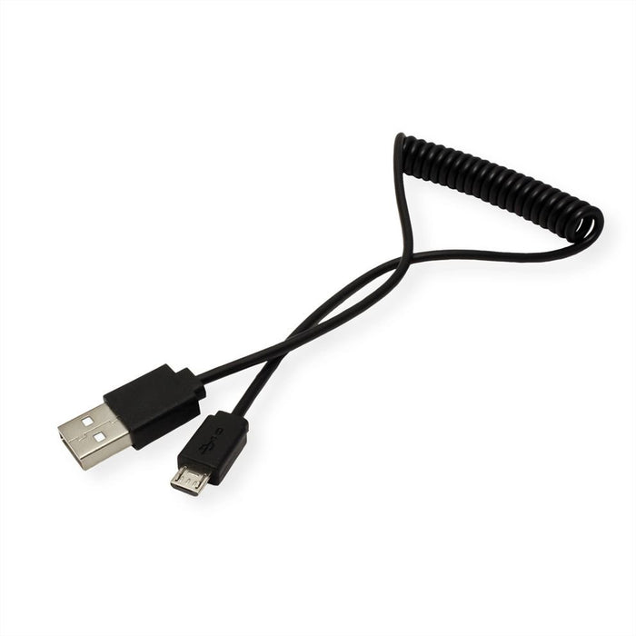 EAN 7611990116256 - ROLINE 11.02.8317 cable USB USB 2.0 1 m USB A Micro-USB B Negro imagen 4