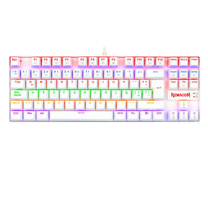 EAN 6950376704979 - REDRAGON KUMARA K552 teclado Juego USB QWERTY Español Blanco imagen 1