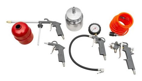 EAN 9120039233437 - Zipper ZI-COMZUB5 accesorio para compresor de aire 5 pieza(s) Kit de accesorios para compresor de aire imagen 1