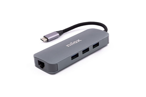 EAN 8436556145674 - Nilox DOCKING STAT HDMI VGA PD ETH 3USB Acoplamiento USB 3.2 Gen 1 (3.1 Gen 1) Type-C Aluminio imagen 2