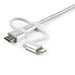 EAN 0065030868365 - StarTech.com LTCUB1MGR cable USB USB 2.0 Micro-USB B Plata imagen 4