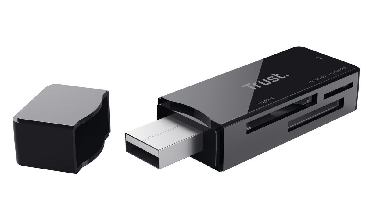 EAN 8713439219357 - Trust NANGA lector de tarjeta USB 3.2 Gen 1 (3.1 Gen 1) Type-A Negro imagen 2