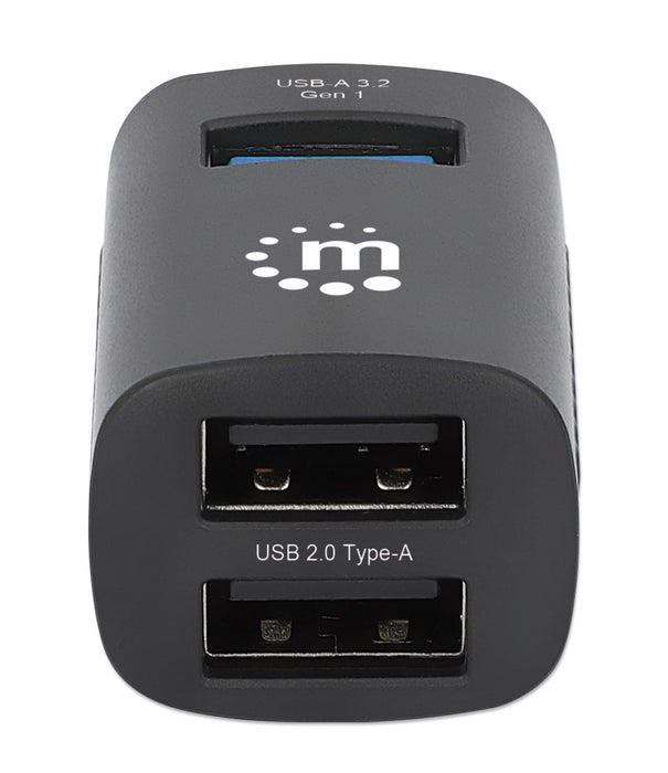 EAN 0766623180993 - Manhattan 180993 hub de interfaz USB 3.2 Gen 1 (3.1 Gen 1) Type-C 5000 Mbit/s Negro imagen 4