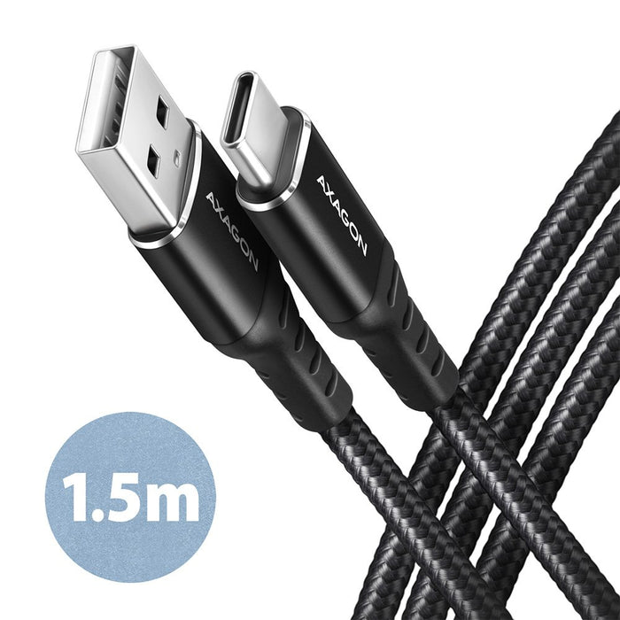 EAN 8595247906854 - Axagon BUCM-AM15AB cable USB USB 2.0 1,5 m USB A USB C Negro imagen 1