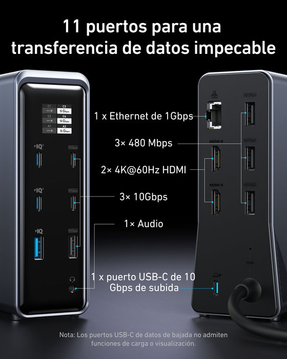 EAN 194644201050 - Anker A83B63A1 estación dock para móvil Universal Negro imagen 5