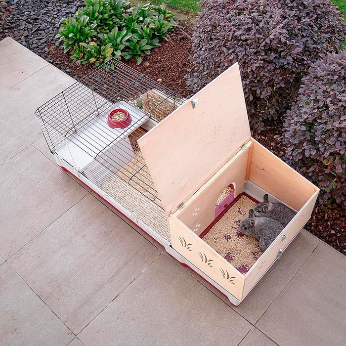 EAN 8010690142883 - Ferplast Krolik 140 Plus Rabit Gris, Rojo imagen 4