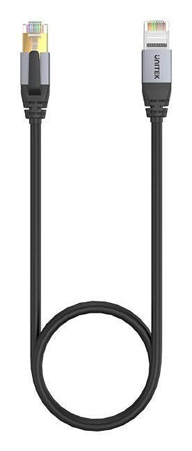 EAN 4894160055675 - UNITEK C18149AGY03-1.5M cable de red Negro 1,5 m Cat8 S/FTP (S-STP) imagen 2