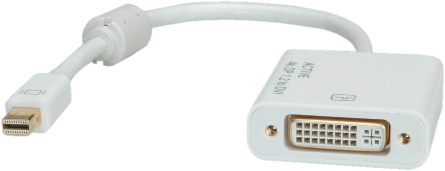 EAN 7611990150311 - ROLINE 12.03.3137 adaptador de cable de vídeo 0,1 m Mini DisplayPort DVI-D Blanco imagen 1