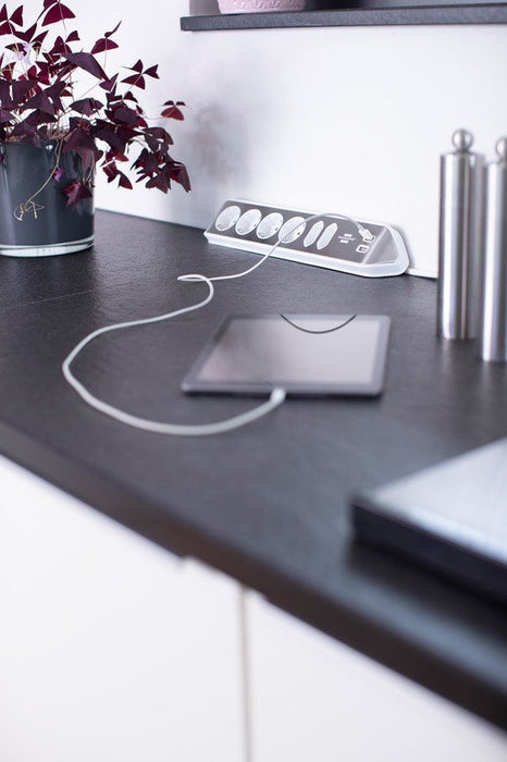 EAN 4007123672837 - Brennenstuhl 1153590620 base múltiple 2 m 6 salidas AC Interior Plata, Blanco imagen 9