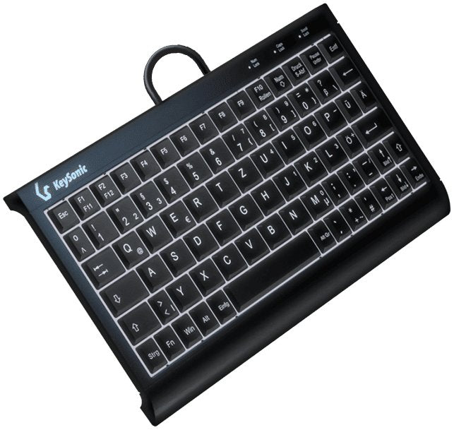 EAN 4250078172970 - KeySonic KSK-3011ELC (DE) teclado Hogar USB QWERTZ Alemán Negro imagen 1