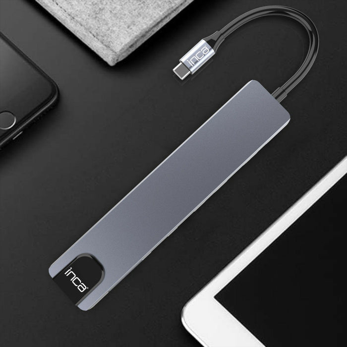 EAN 8681949014222 - Inca ITPC-7T hub de interfaz USB Tipo C 1000 Mbit/s Aluminio imagen 6
