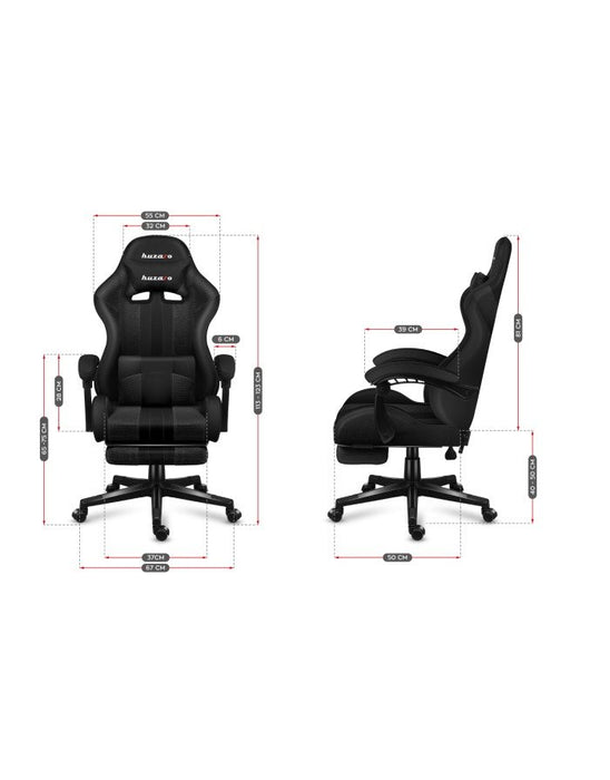 EAN 5903796011401 - Huzaro FORCE 4.7 Silla para videojuegos de PC Asiento (de seguridad) de butaca Negro imagen 16